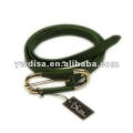 Special Buckle Leather Belt Green Belt For Woman